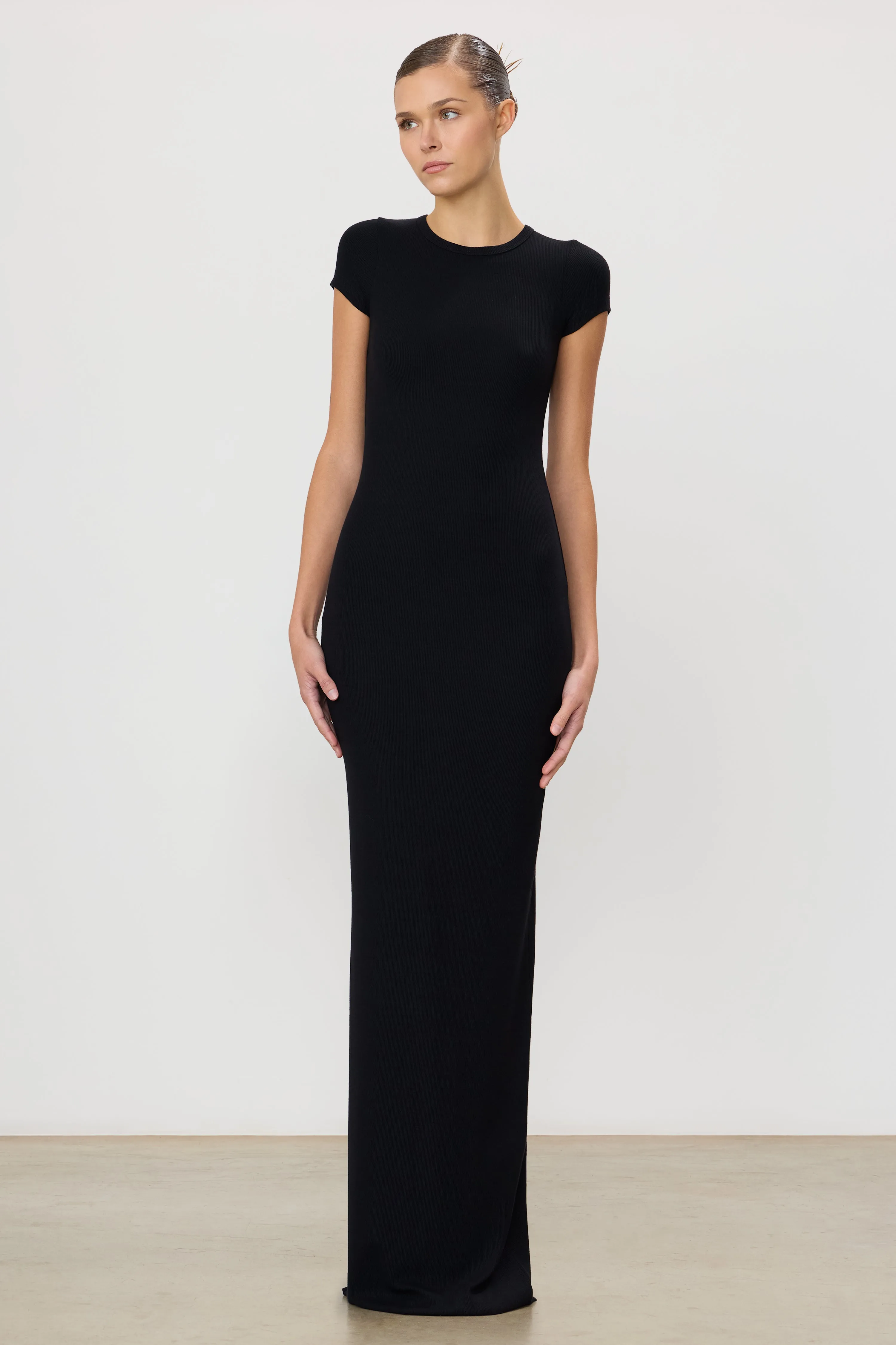 CAP SLEEVE MAXI DRESS sold by Eterne product image thumbnail 2