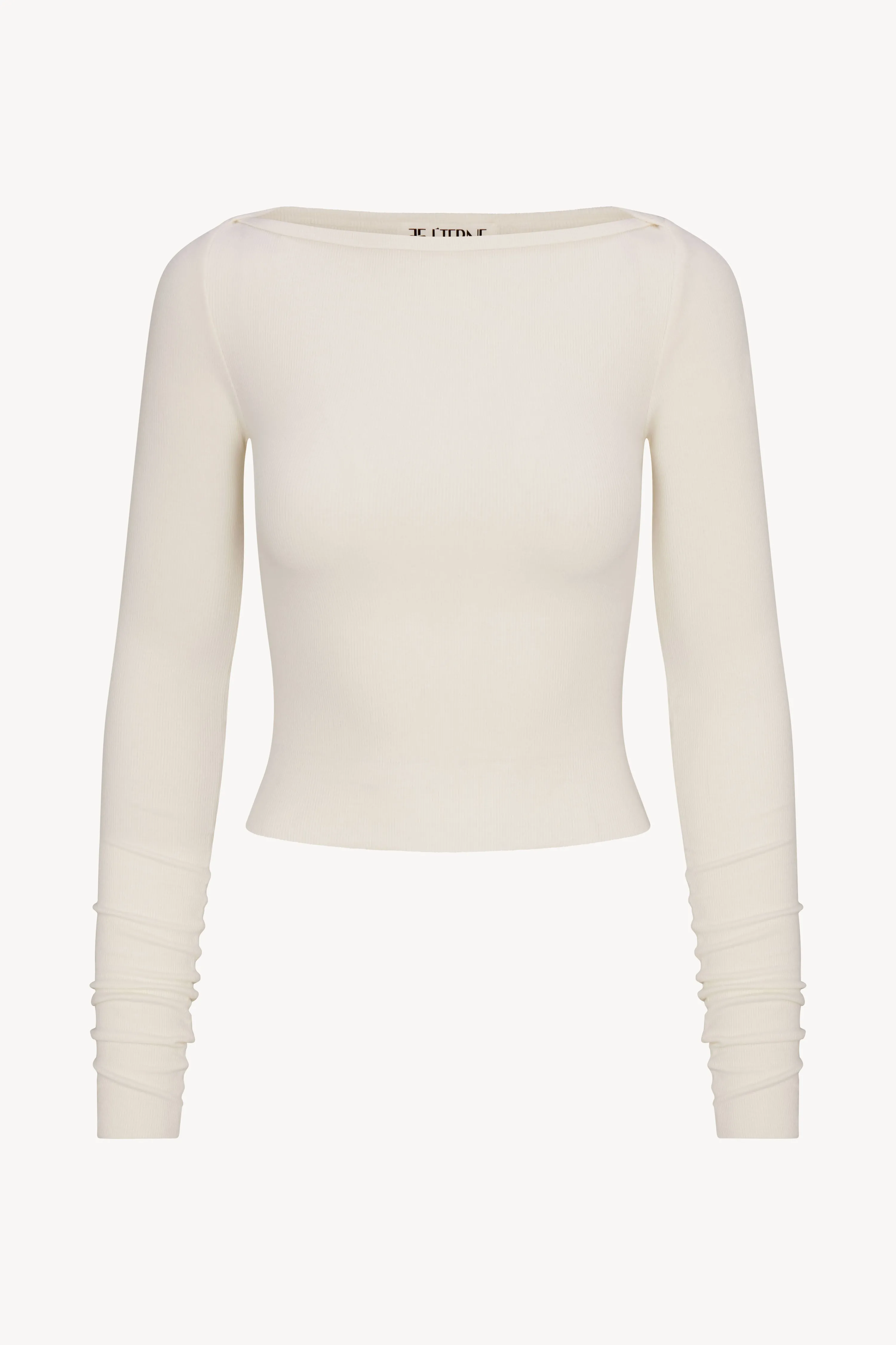 LONG SLEEVE BOATNECK TOP sold by Eterne