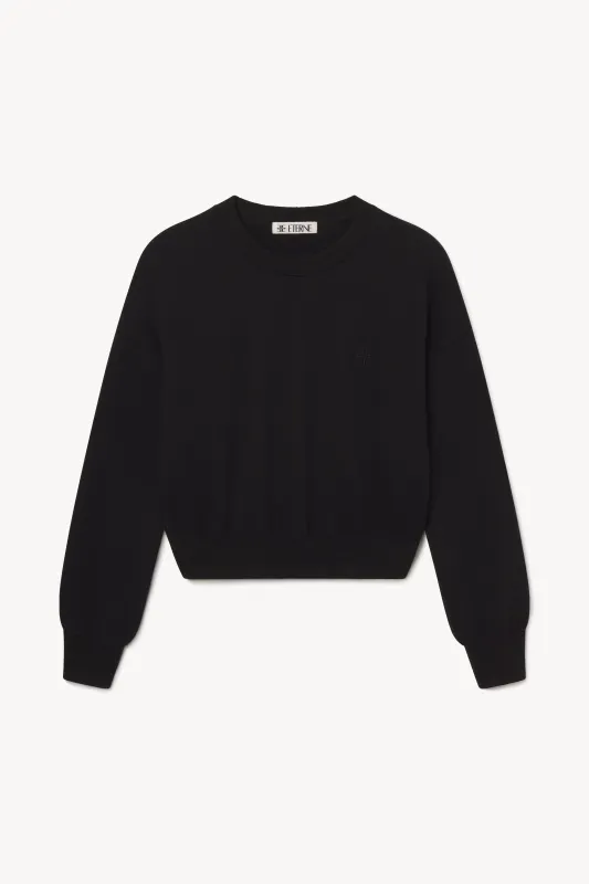 CROPPED CREWNECK SWEATSHIRT sold by Eterne