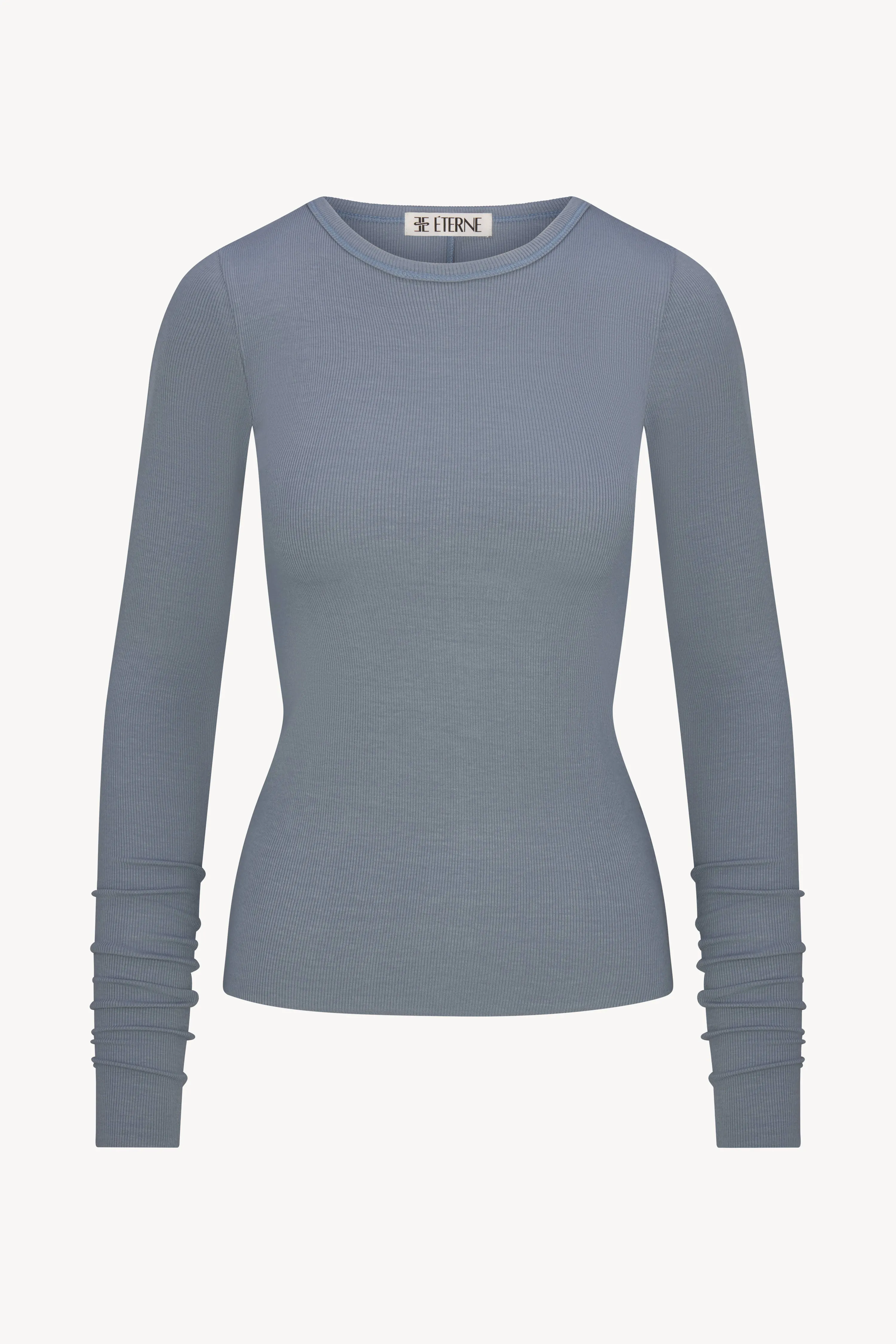 LONG SLEEVE FITTED TOP sold by Eterne