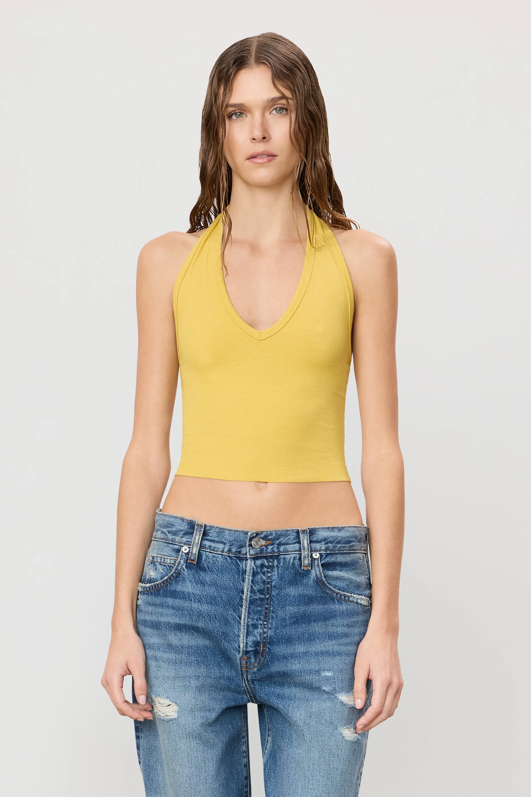 CROPPED HALTER TOP sold by Eterne product image thumbnail 2