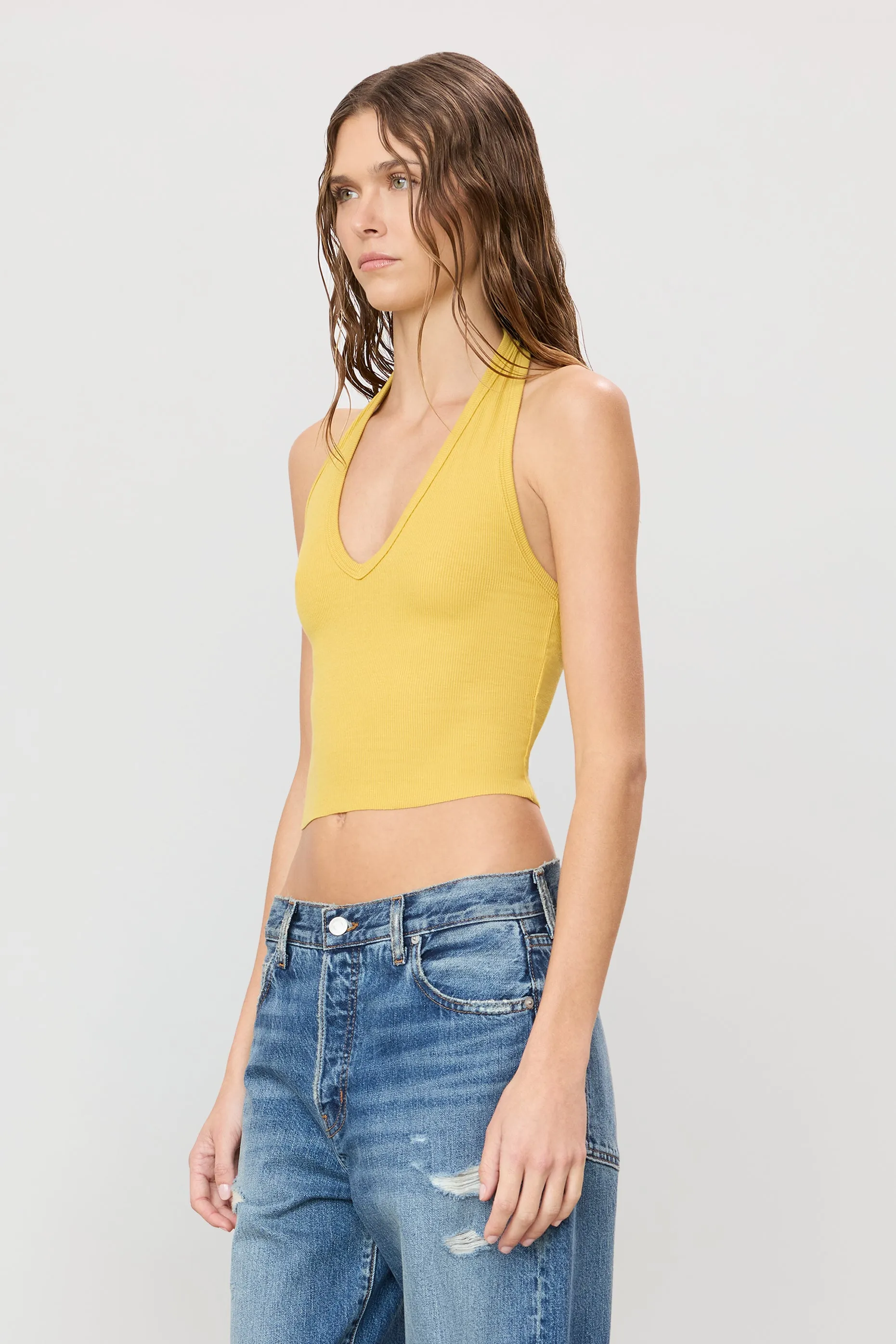 CROPPED HALTER TOP sold by Eterne product image thumbnail 3