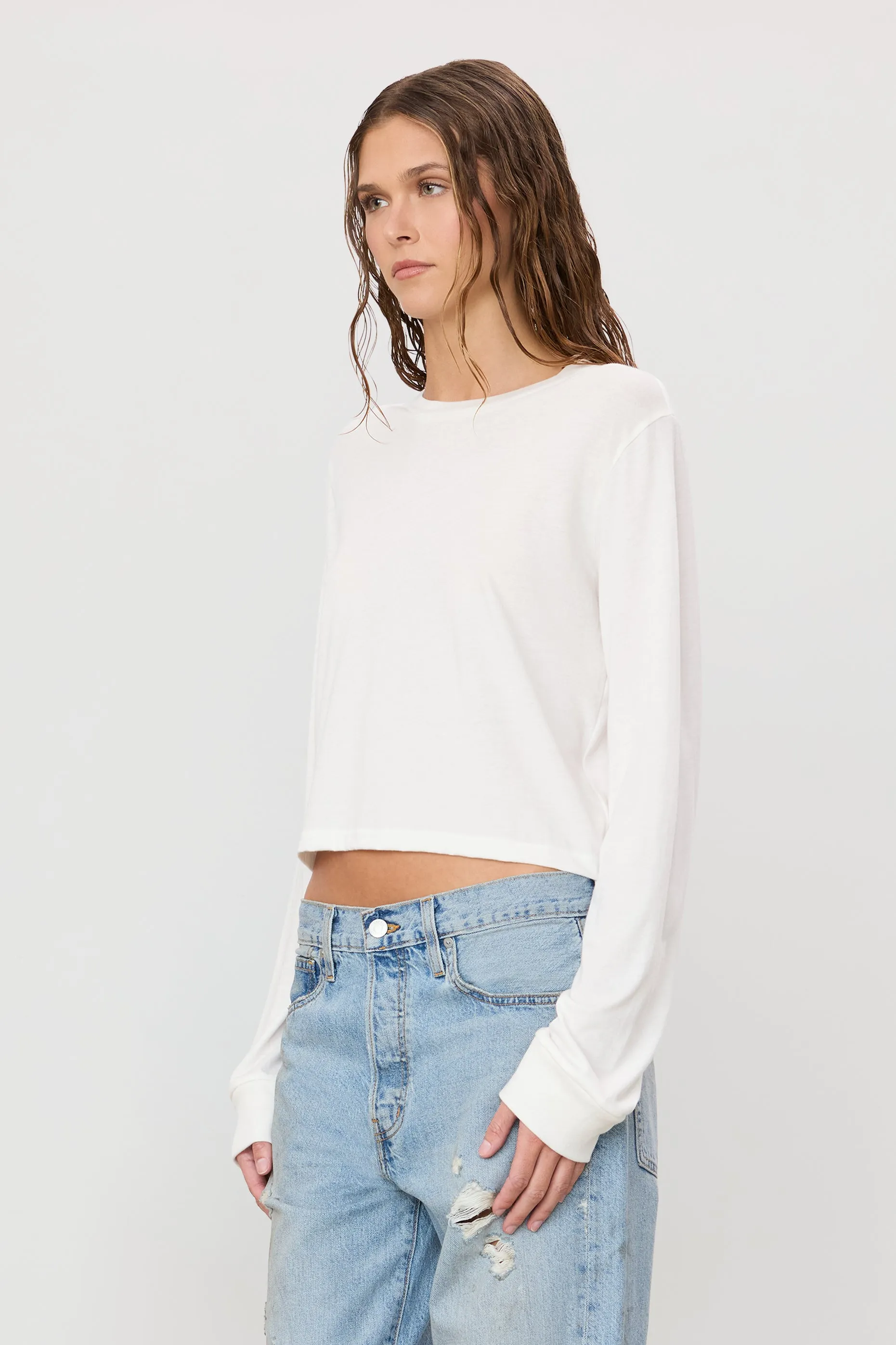 LONG SLEEVE BOXY TEE sold by Eterne product image thumbnail 3