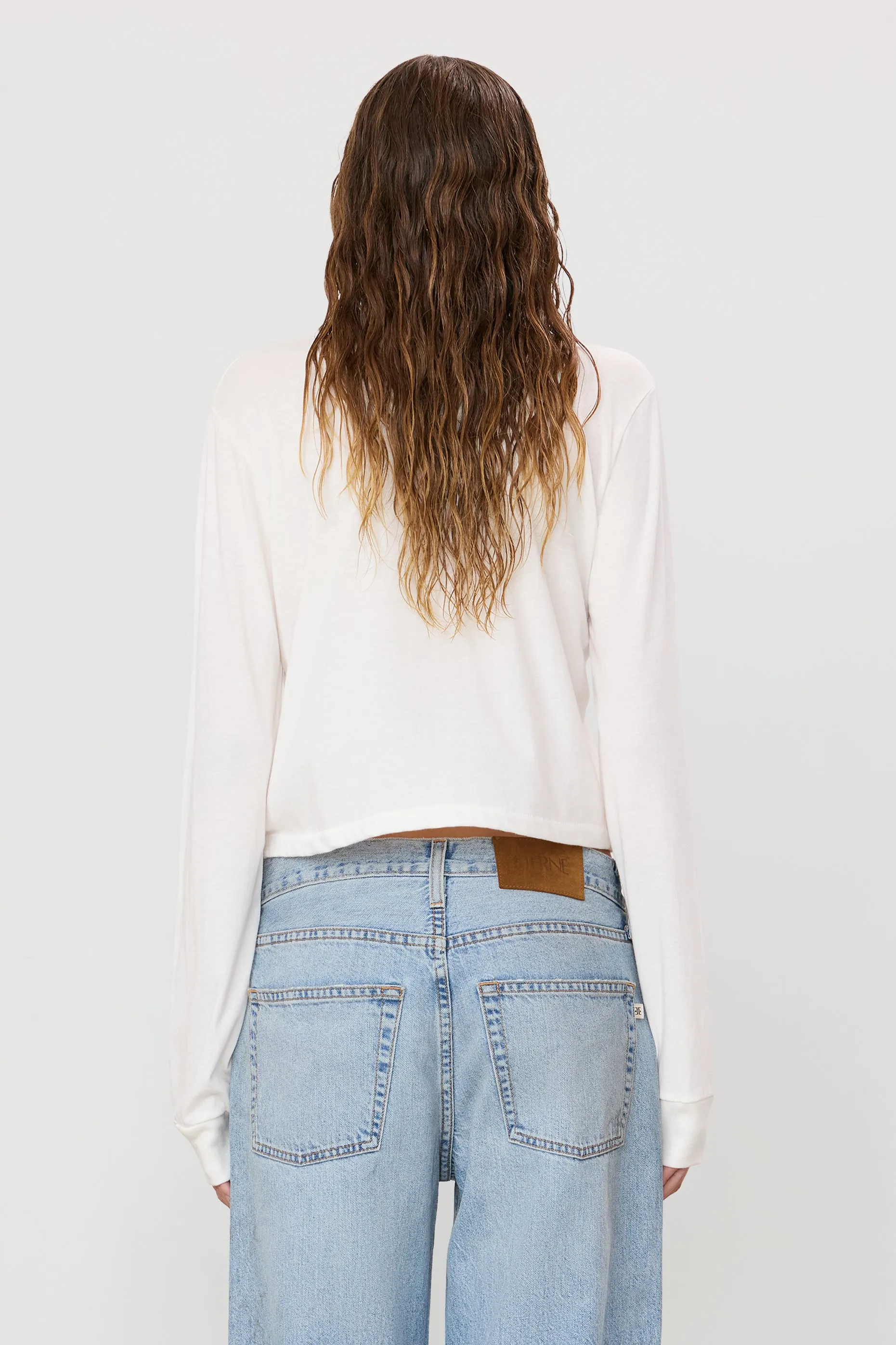 LONG SLEEVE BOXY TEE sold by Eterne product image thumbnail 4