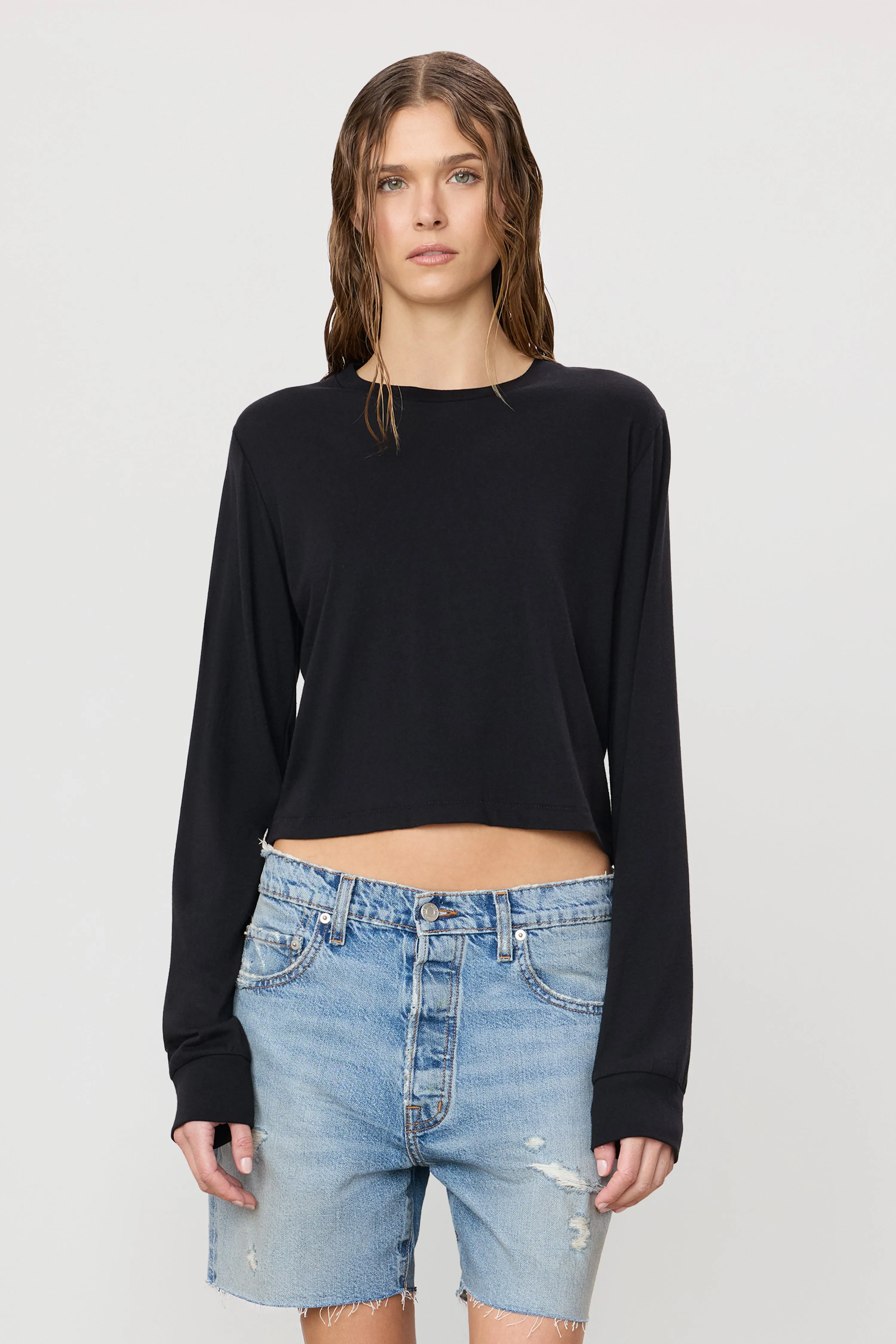 LONG SLEEVE BOXY TEE sold by Eterne product image thumbnail 2