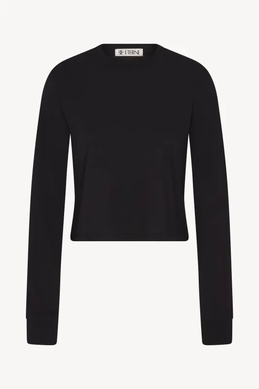LONG SLEEVE BOXY TEE made by Eterne
