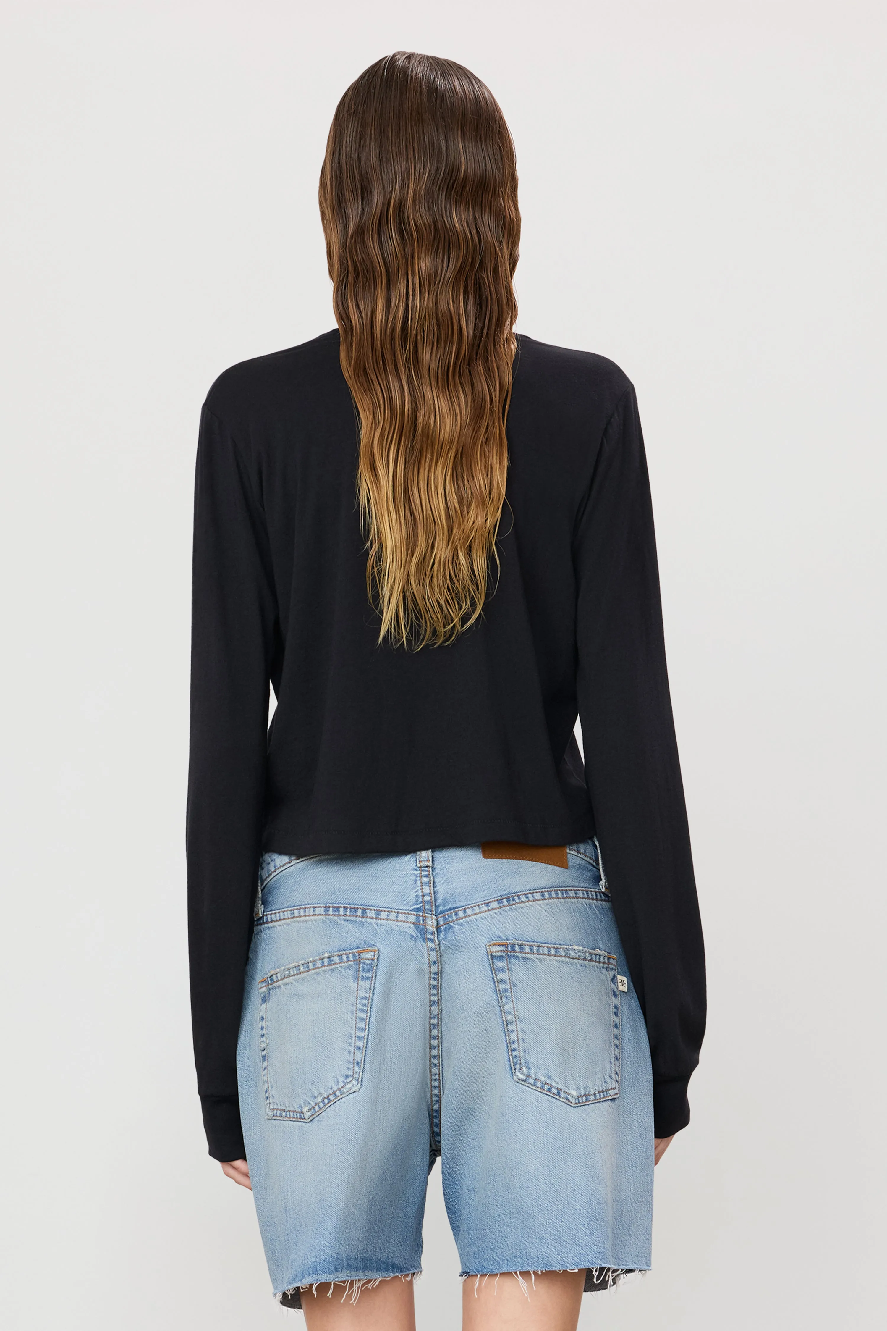 LONG SLEEVE BOXY TEE sold by Eterne product image thumbnail 4