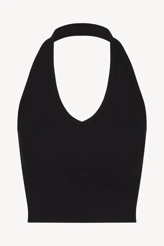 CROPPED HALTER TOP made by Eterne