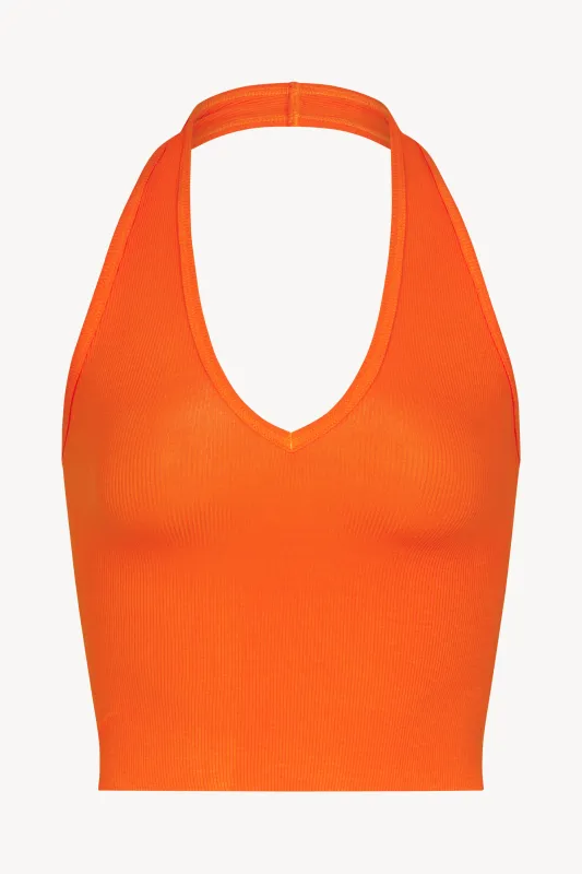 CROPPED HALTER TOP made by Eterne