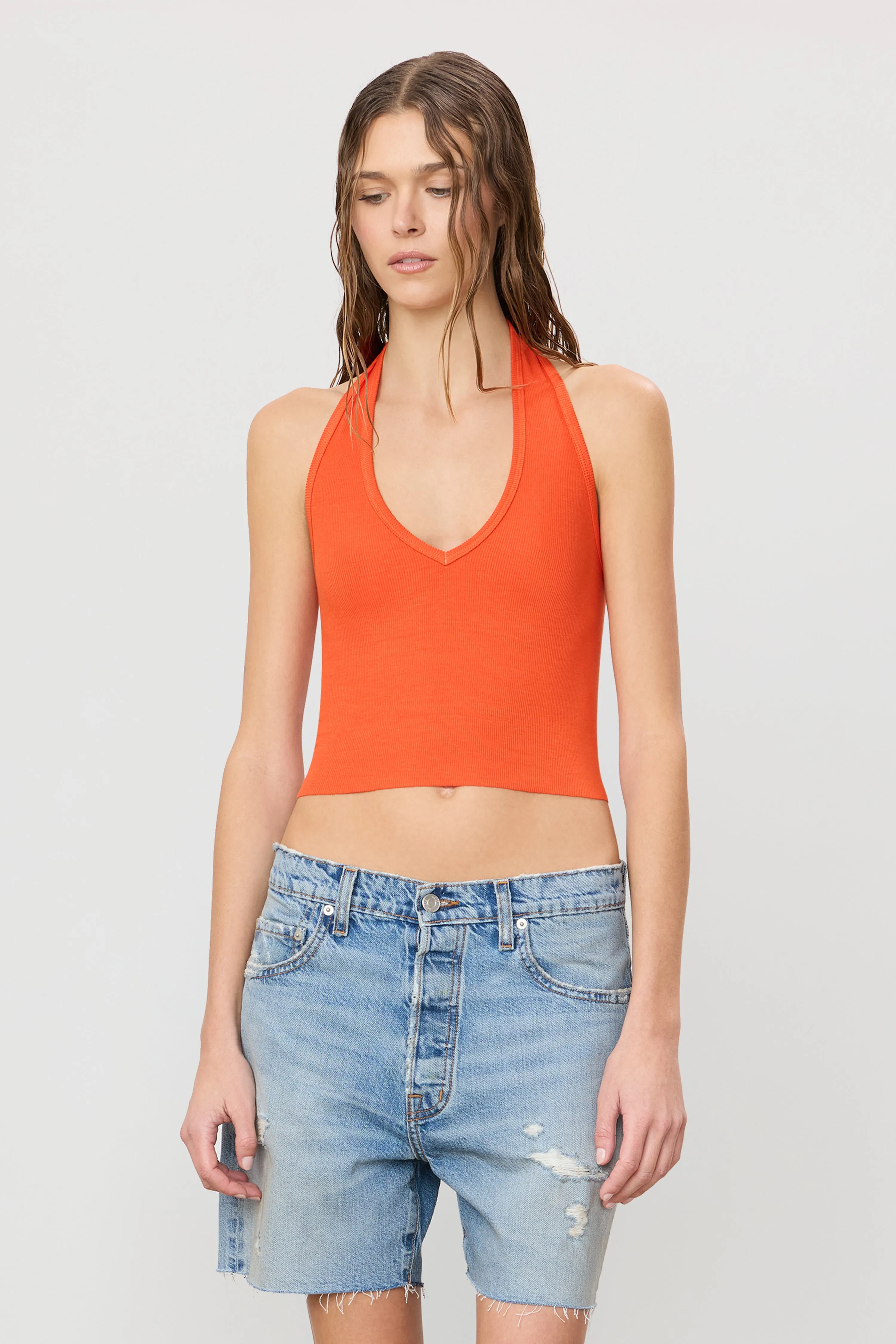 CROPPED HALTER TOP sold by Eterne product image thumbnail 2
