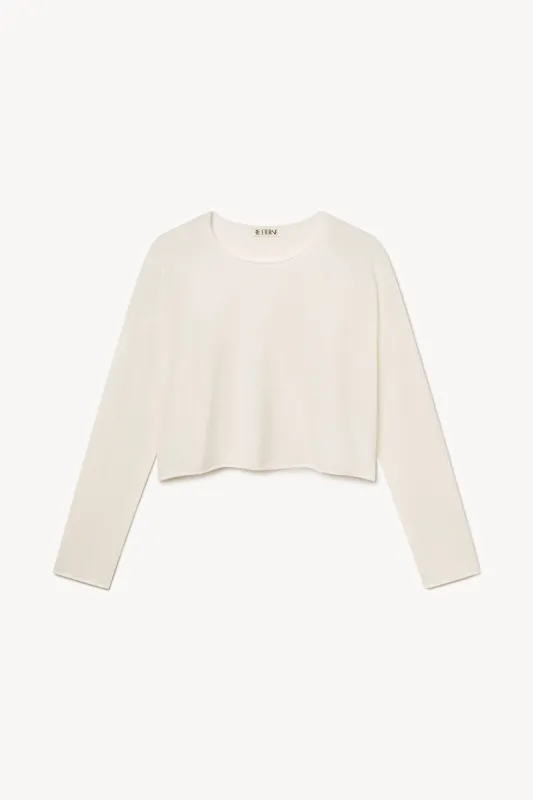 CROPPED BOATNECK TOP made by Eterne