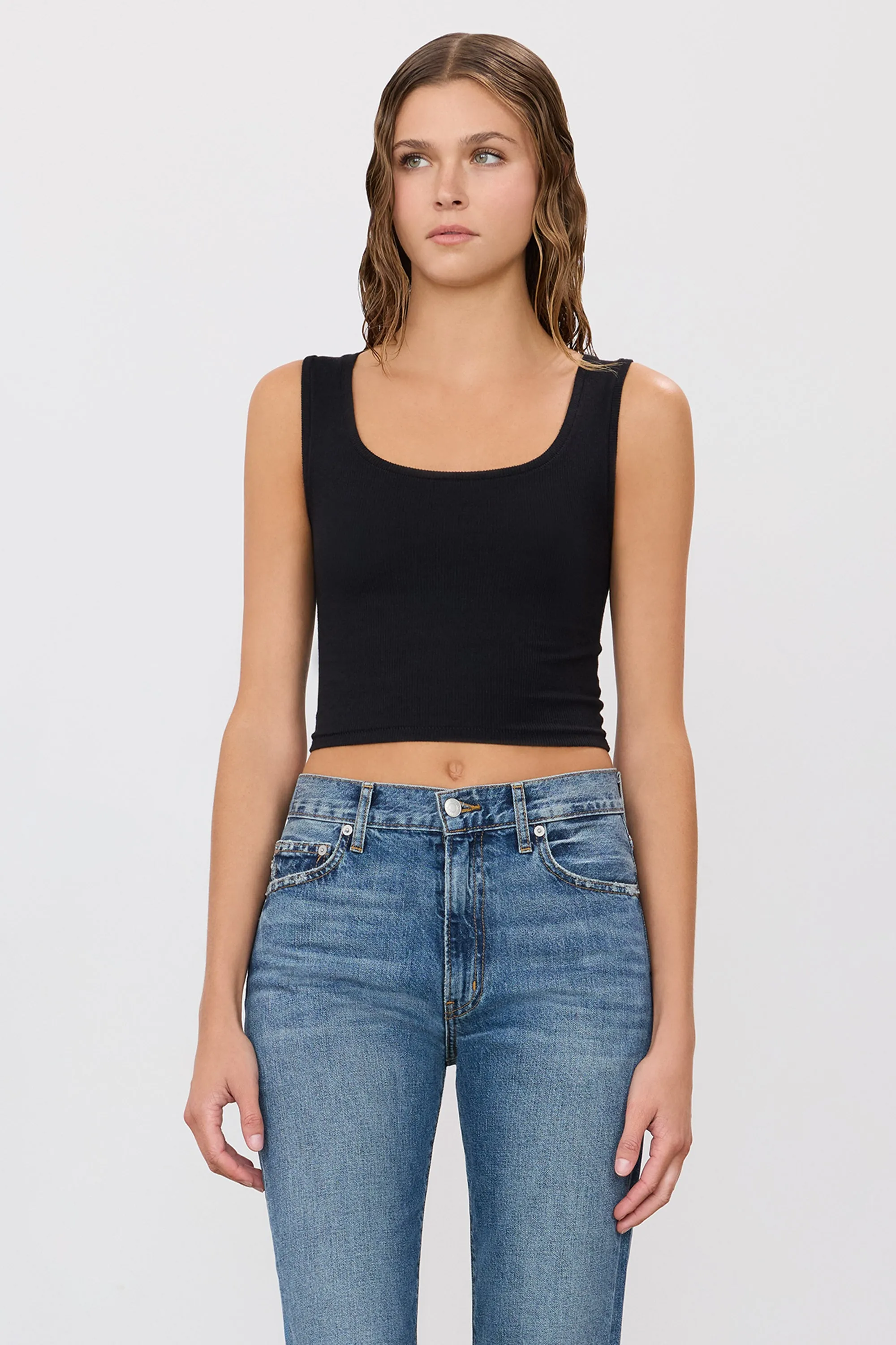 SQUARE NECK TANK sold by Eterne product image thumbnail 2