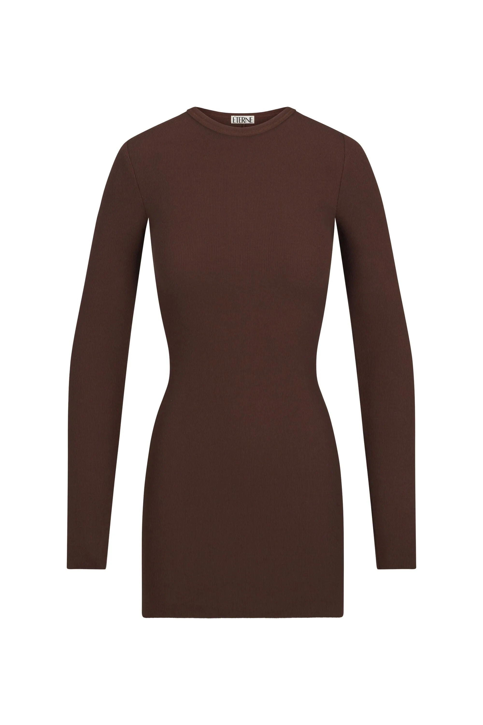 LONG SLEEVE CREWNECK MINI DRESS sold by Eterne product image thumbnail 4