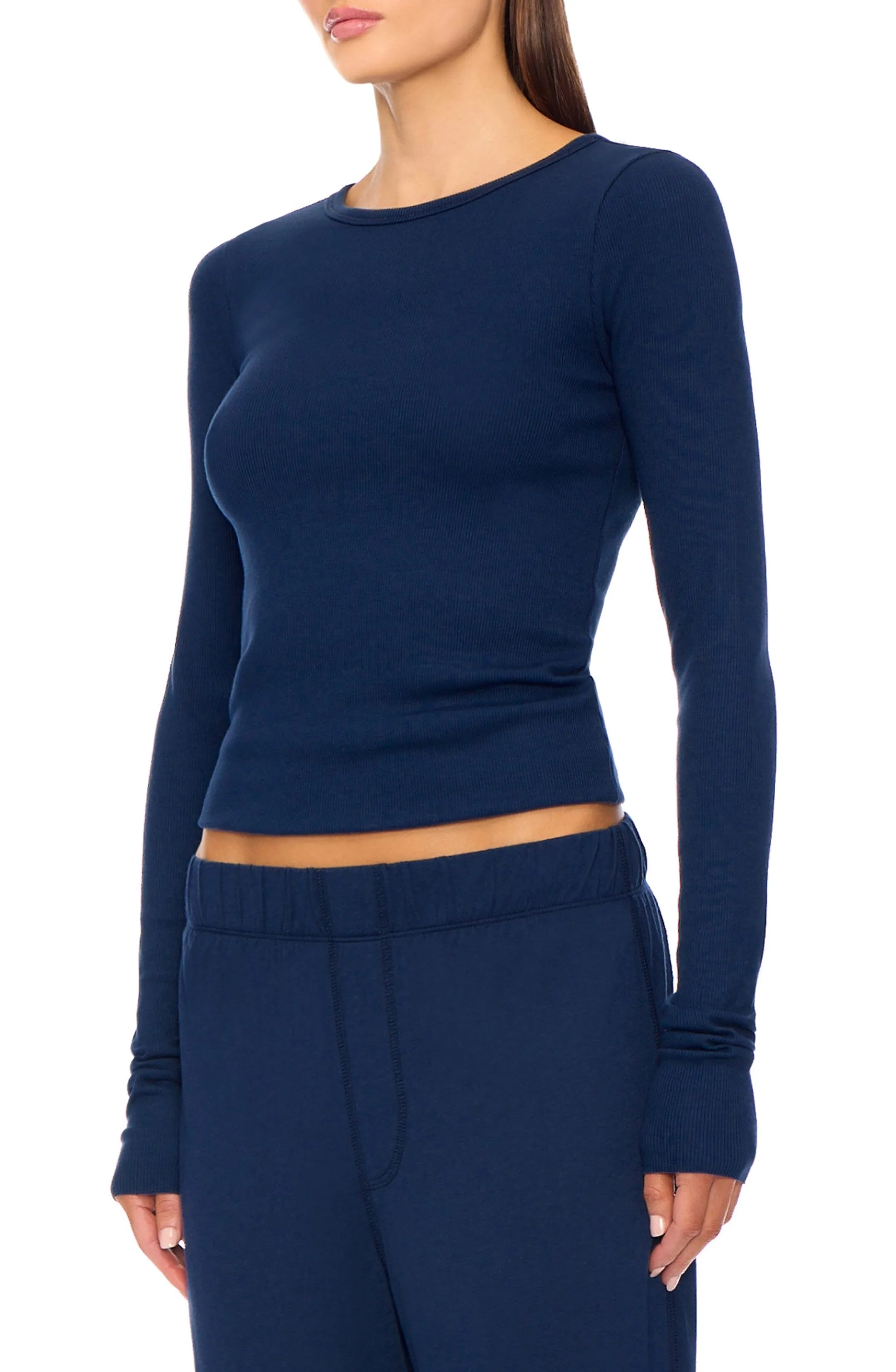 LONG SLEEVE FITTED TOP sold by Eterne product image thumbnail 2