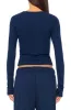 LONG SLEEVE FITTED TOP sold by Eterne