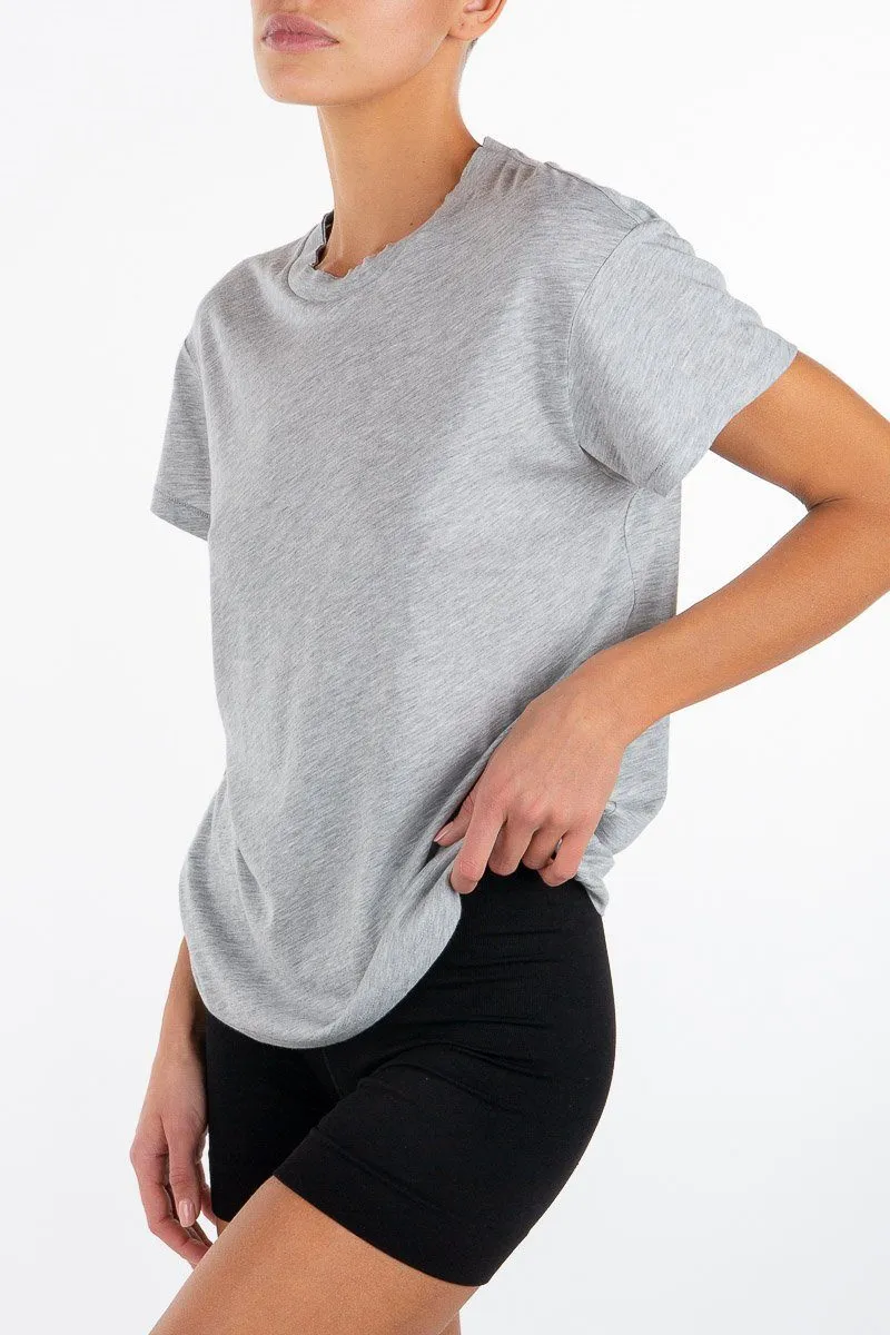 SHORT SLEEVE BOYFRIEND T-SHIRT sold by Eterne product image thumbnail 3