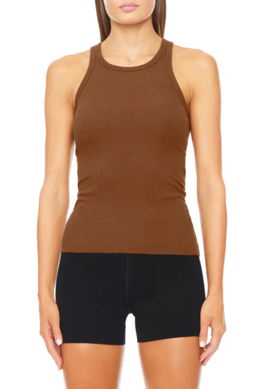 HIGH NECK FITTED TANK sold by Eterne