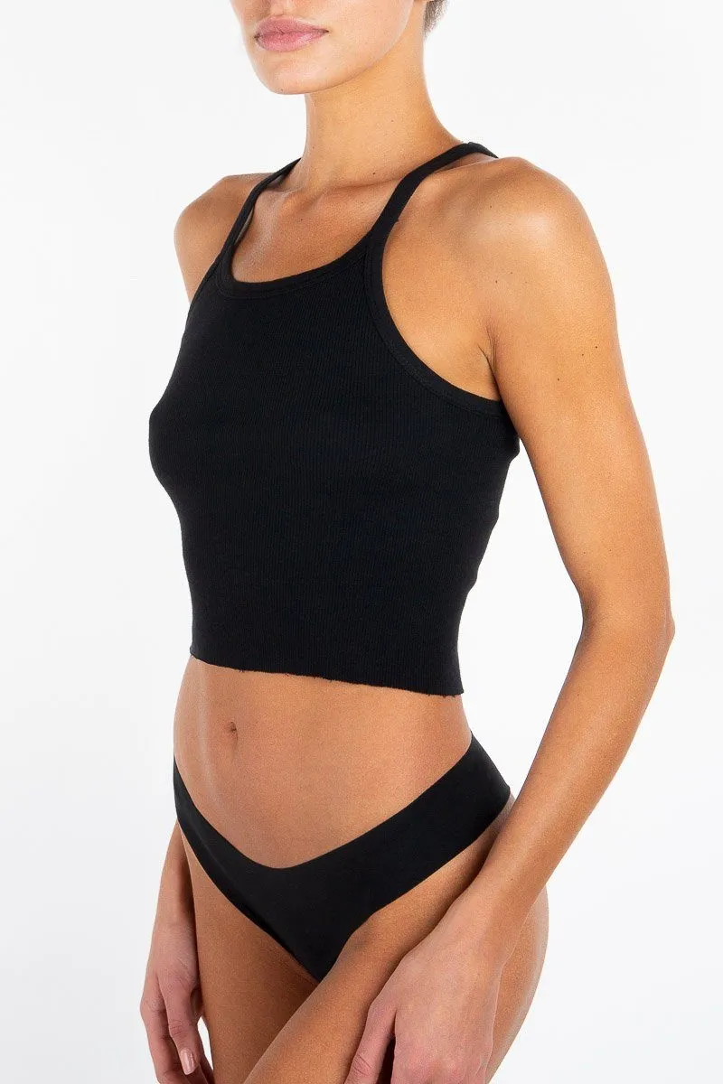 CROPPED RIB TANK sold by Eterne product image thumbnail 3