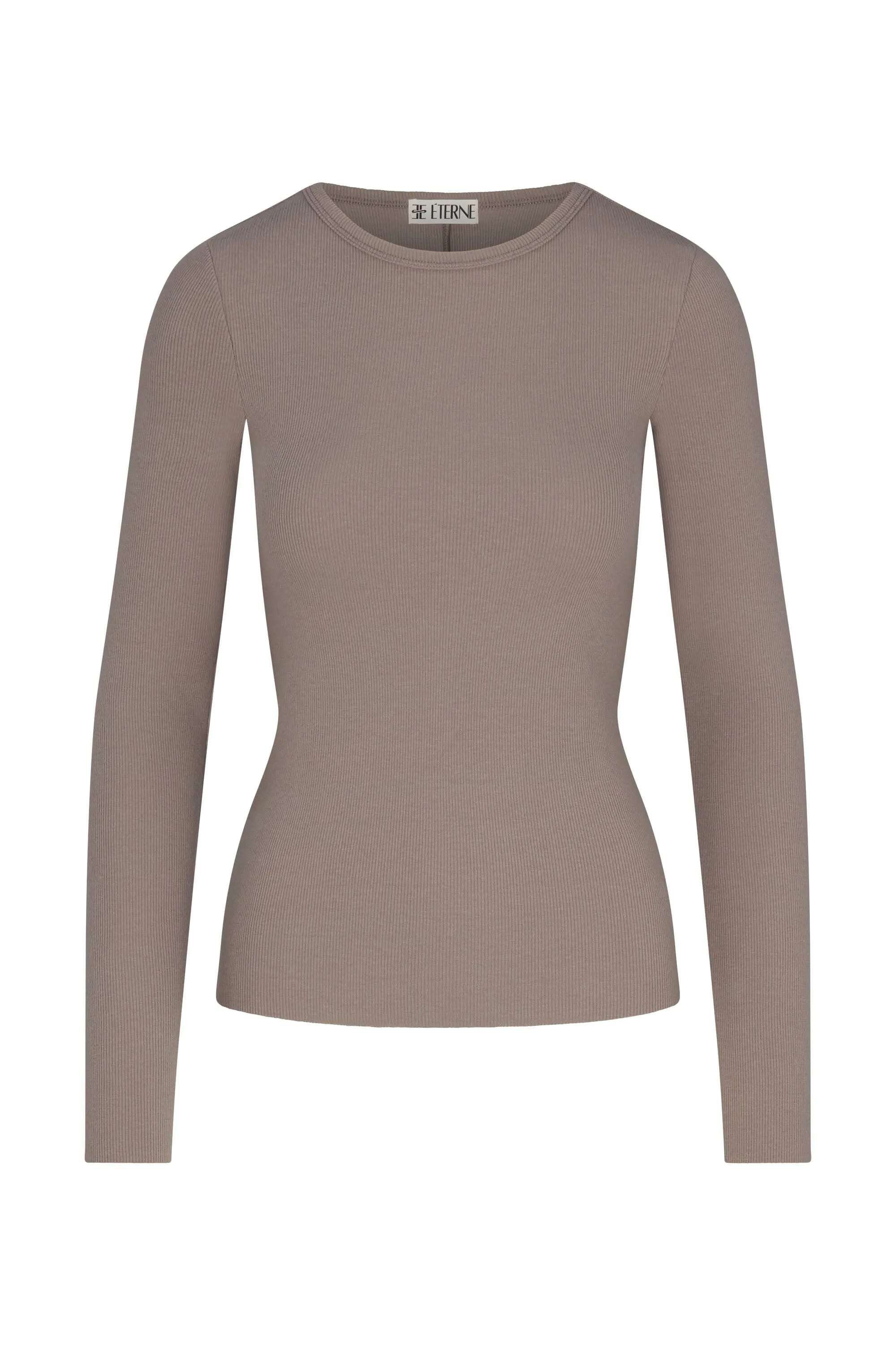 Long Sleeve Fitted Top Clay sold by Eterne product image thumbnail 4