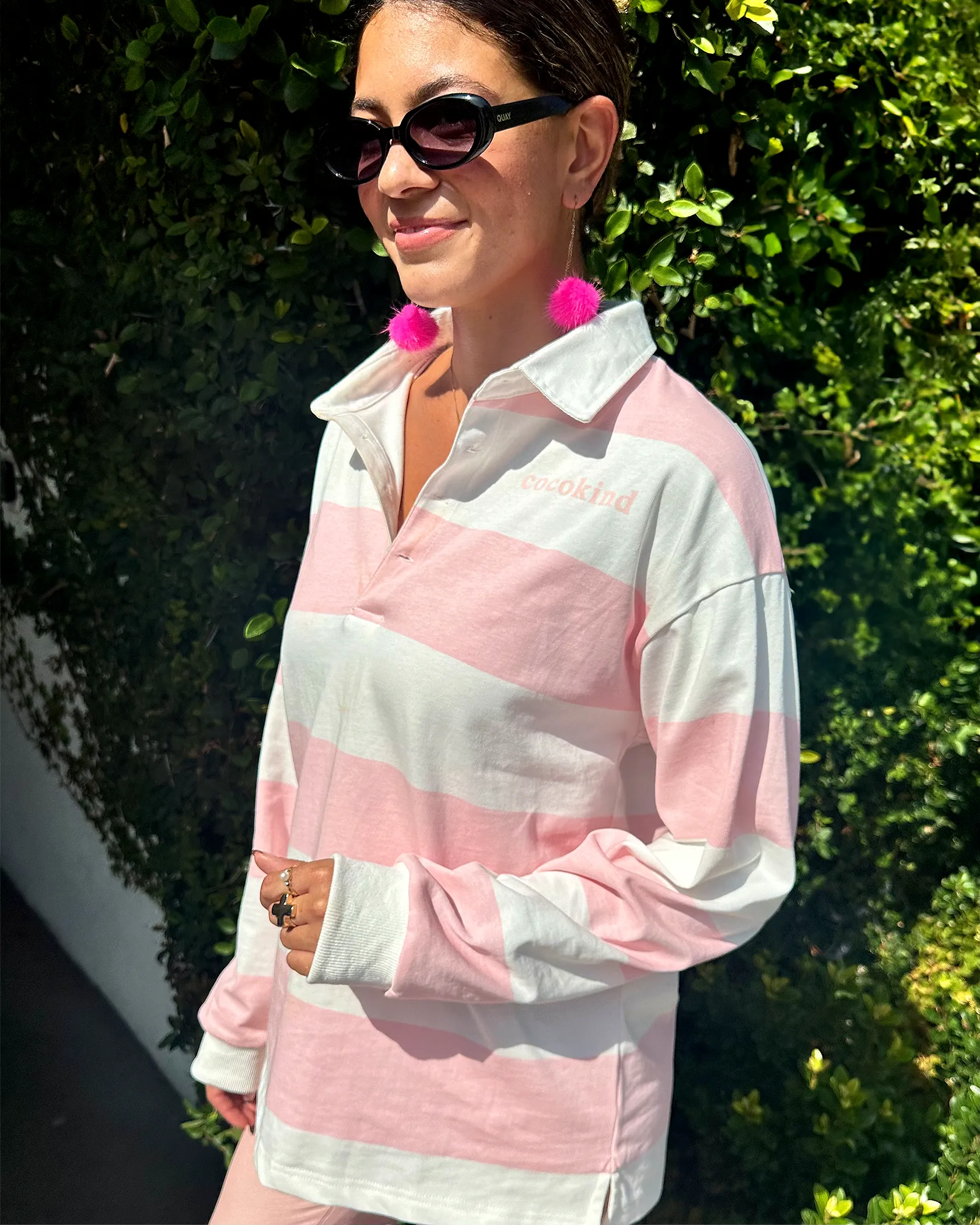 club kind pink polo sold by Cocokind product image thumbnail 2