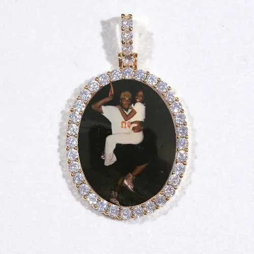 3D Oval Custom Picture Pendant sold by The GUU Shop