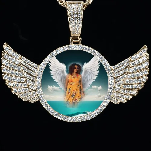 CUSTOM PICTURE PENDANT STYLE-4 sold by The GUU Shop