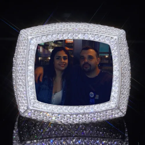 3D CUSTOM PICTURE ICED RING sold by The GUU Shop