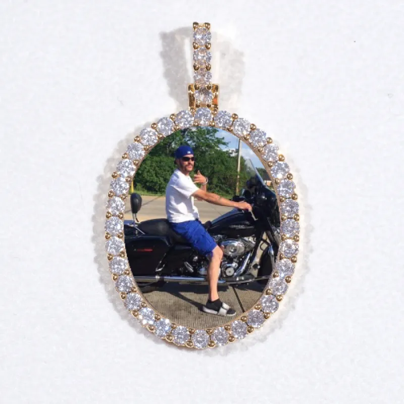 3D Oval Custom Picture Pendant sold by The GUU Shop