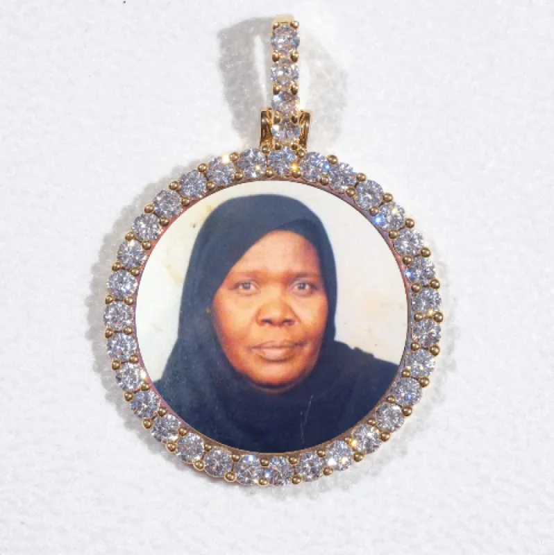 3D CIRCLE CUSTOM PICTURE PENDANT SMALL SIZE sold by The GUU Shop