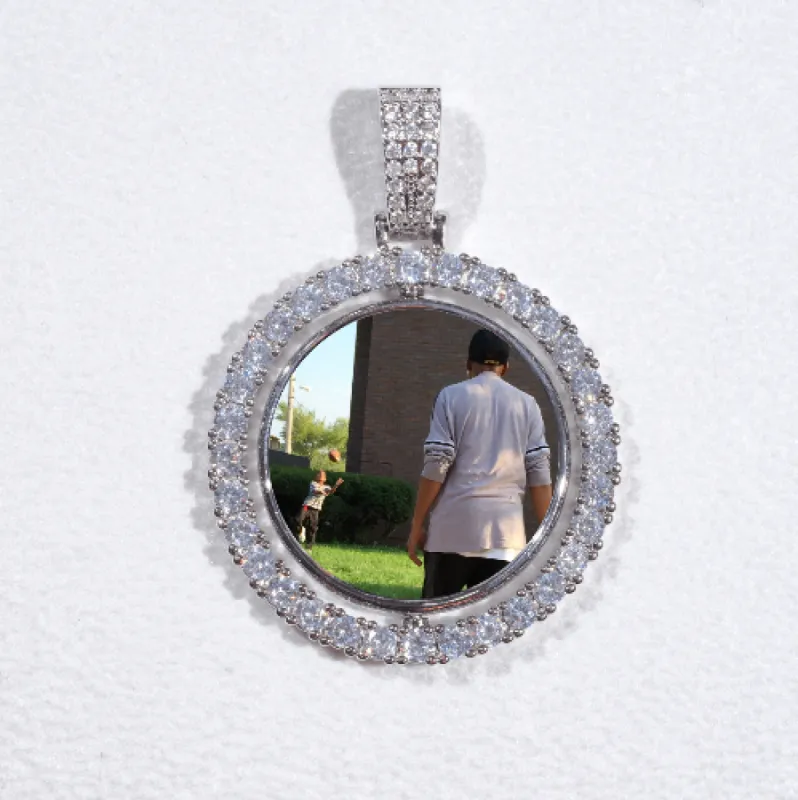 3D Spinning 2-Faced Custom Picture Pendant sold by The GUU Shop