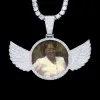 925S & VVS Moissanite 3D Wing Custom Picture Pendant sold by The GUU Shop