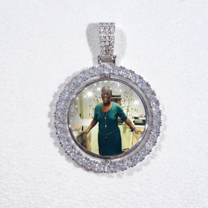 3D Spinning 2-Faced Custom Picture Pendant sold by The GUU Shop