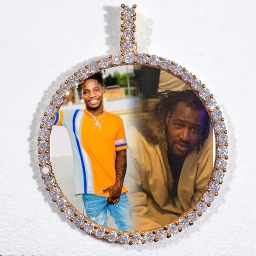 LARGE 3D CIRCLE CUSTOM PICTURE PENDANT sold by The GUU Shop