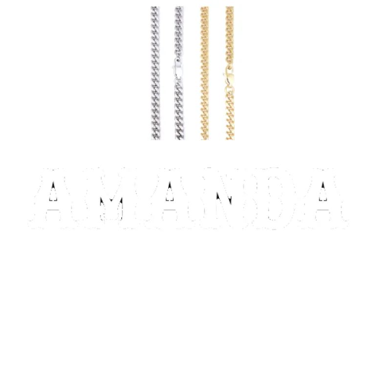 Custom Letters Freibeuter Font Necklace sold by The GUU Shop