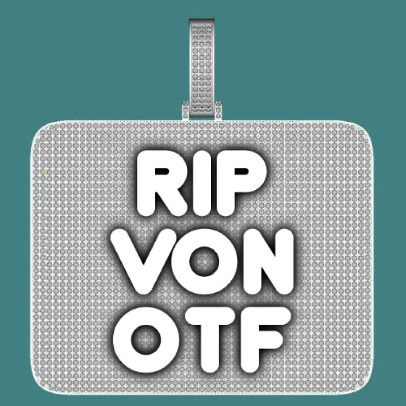 CUSTOM LETTER NECKLACE 3D BIG SQUARE sold by The GUU Shop