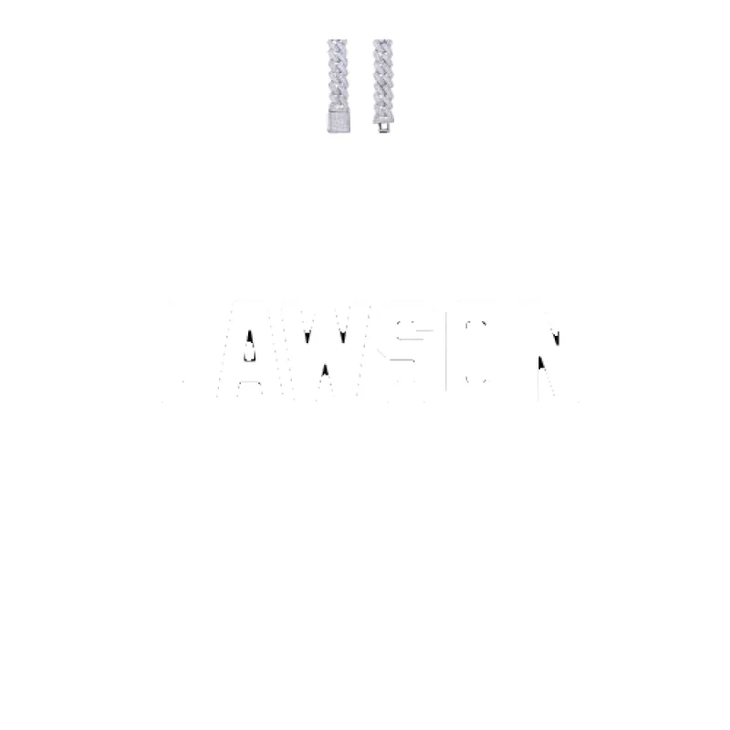 Custom Letters Baguette Two Layer Necklace made by The GUU Shop