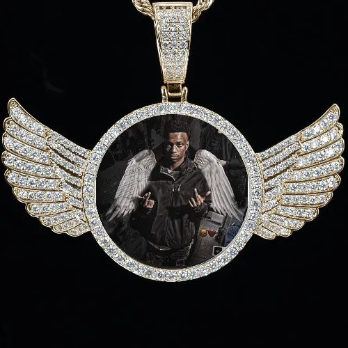 CUSTOM PICTURE PENDANT STYLE-4 sold by The GUU Shop