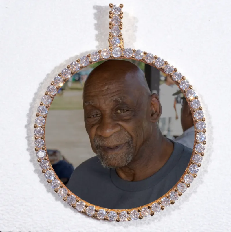 LARGE 3D CIRCLE CUSTOM PICTURE PENDANT sold by The GUU Shop