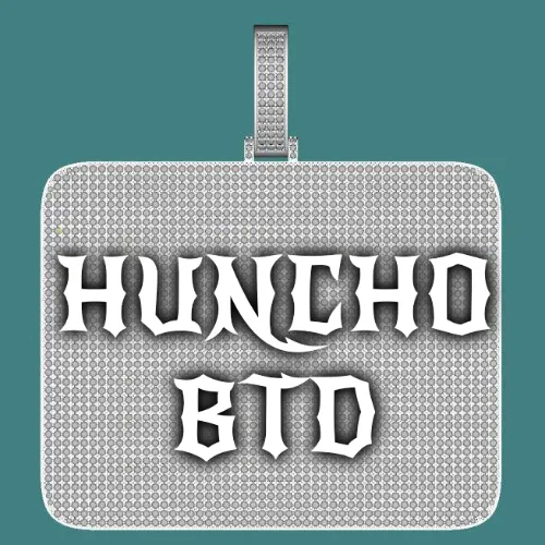 CUSTOM LETTER NECKLACE 3D BIG SQUARE sold by The GUU Shop