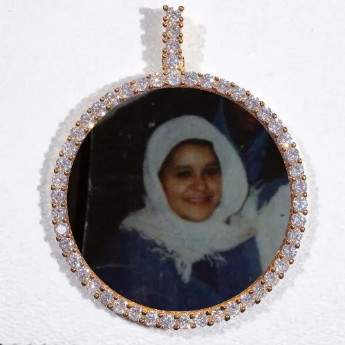 LARGE 3D CIRCLE CUSTOM PICTURE PENDANT sold by The GUU Shop