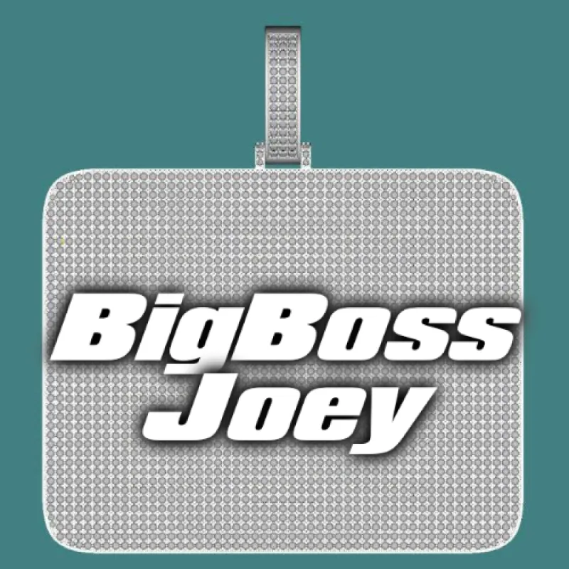 CUSTOM LETTER NECKLACE 3D BIG SQUARE sold by The GUU Shop