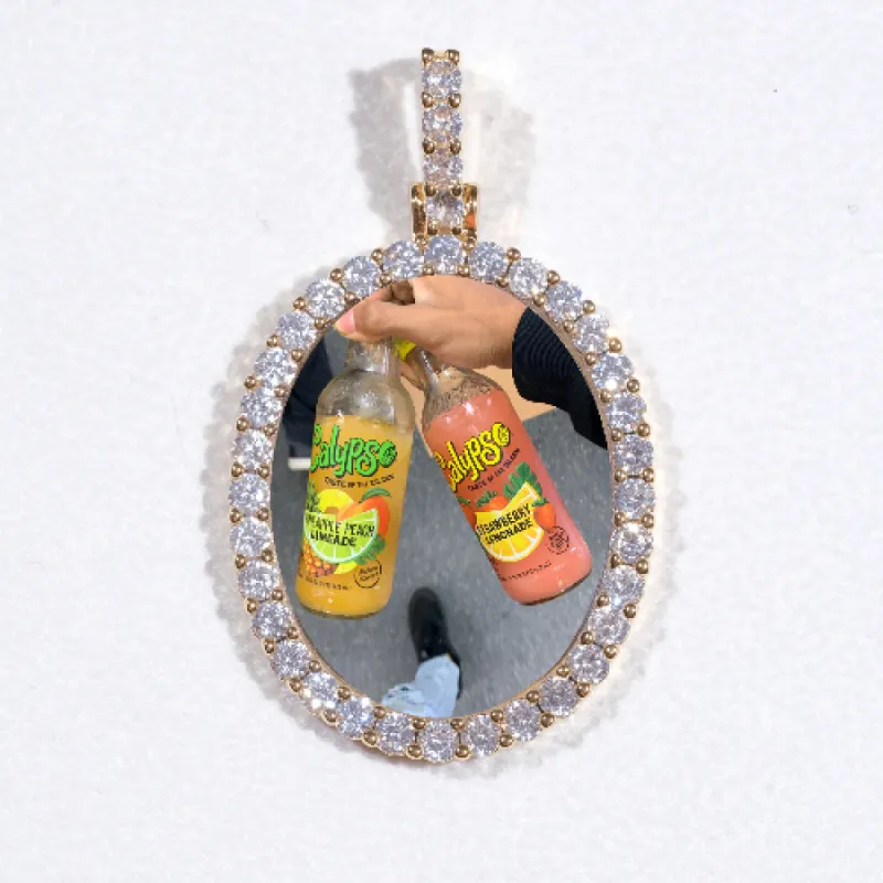 3D Oval Custom Picture Pendant sold by The GUU Shop