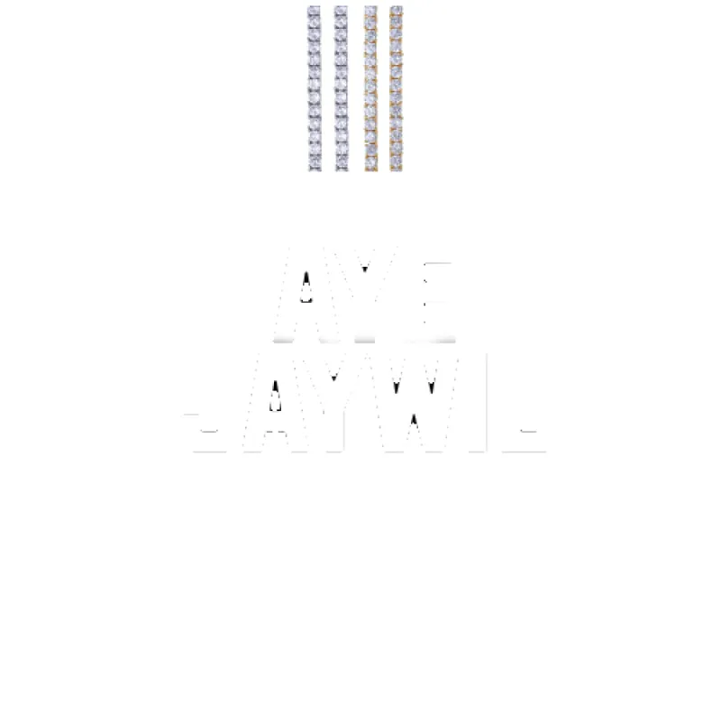 Custom Letters Baguette Two Layer Necklace sold by The GUU Shop