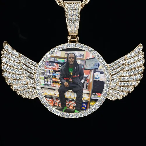 CUSTOM PICTURE PENDANT STYLE-4 sold by The GUU Shop