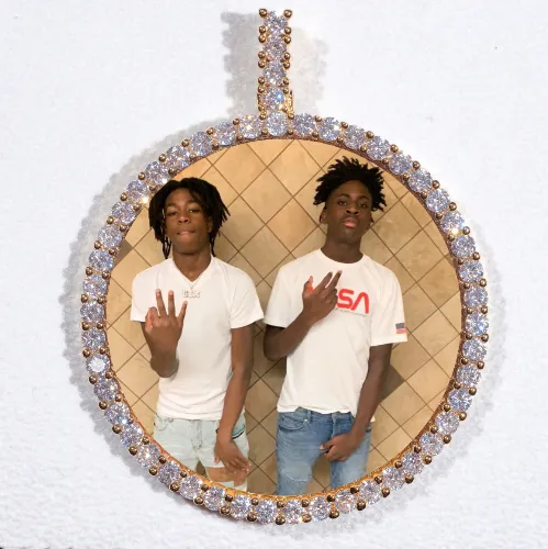 LARGE 3D CIRCLE CUSTOM PICTURE PENDANT sold by The GUU Shop