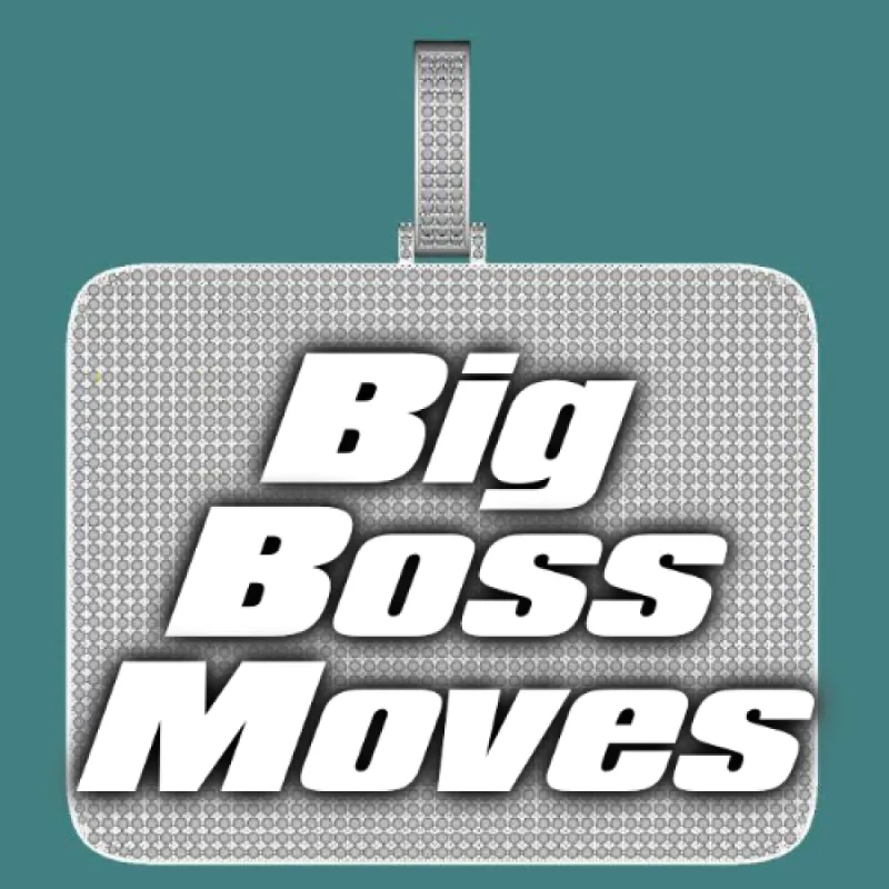 CUSTOM LETTER NECKLACE 3D BIG SQUARE sold by The GUU Shop