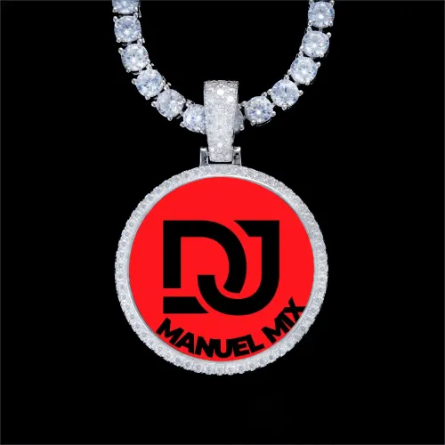 925S & VVS Moissanite 3D Circle Custom Picture Pendant sold by The GUU Shop