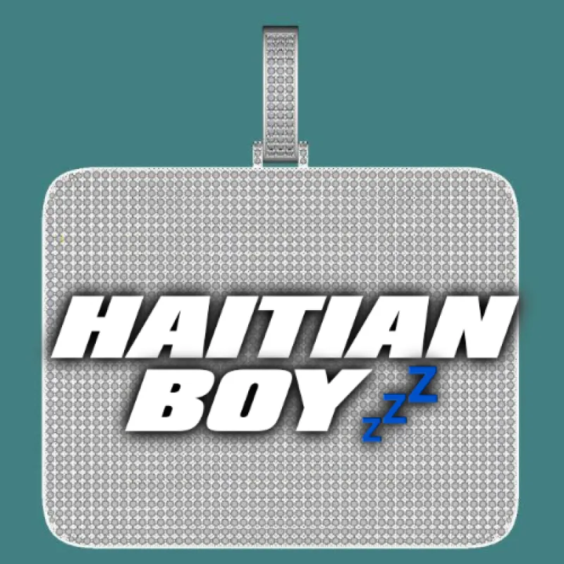 CUSTOM LETTER NECKLACE 3D BIG SQUARE sold by The GUU Shop