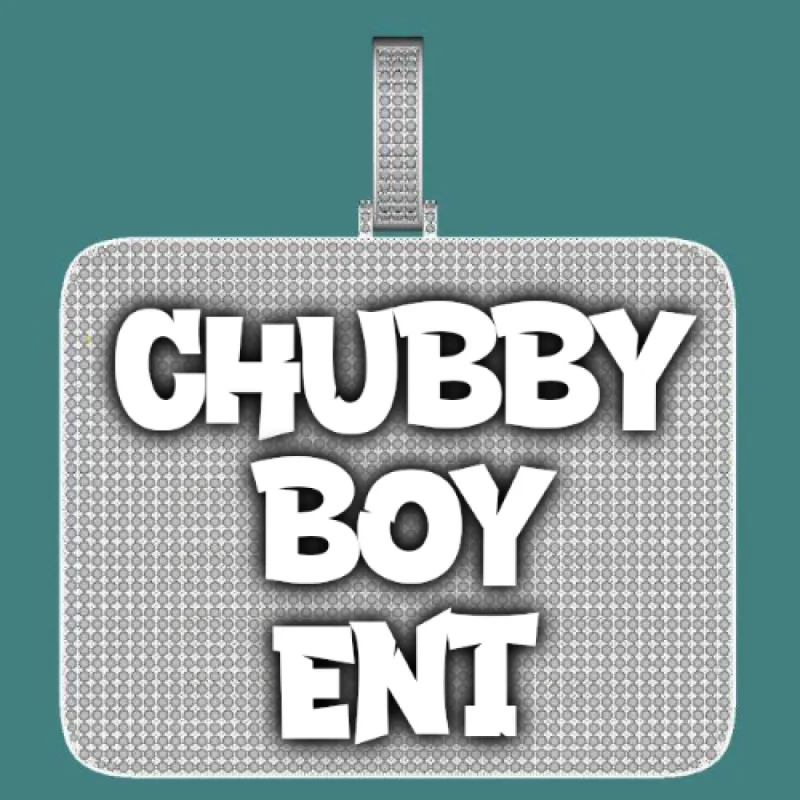 CUSTOM LETTER NECKLACE 3D BIG SQUARE sold by The GUU Shop