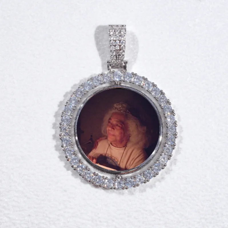 3D Spinning 2-Faced Custom Picture Pendant sold by The GUU Shop